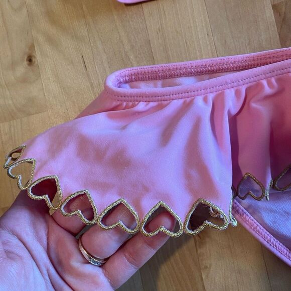 Luli Fama Bendita Luz Hearts Triangle Top and Full Bottom - Picture 3 of 12